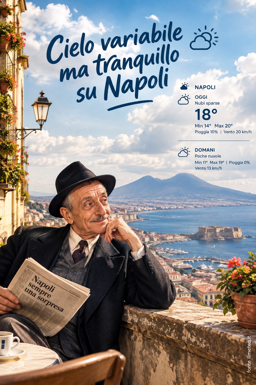 Storia meteo Napoli oggi e domani - 30 Ottobre 2026