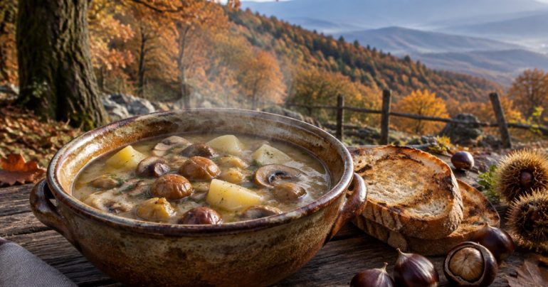 Montella d’autunno: la zuppa di castagne che racconta l’Alta Irpinia