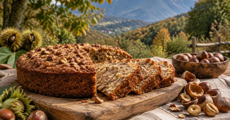 Montella, il dolce alle nocciole irpine tra castagneti e strade d’altura