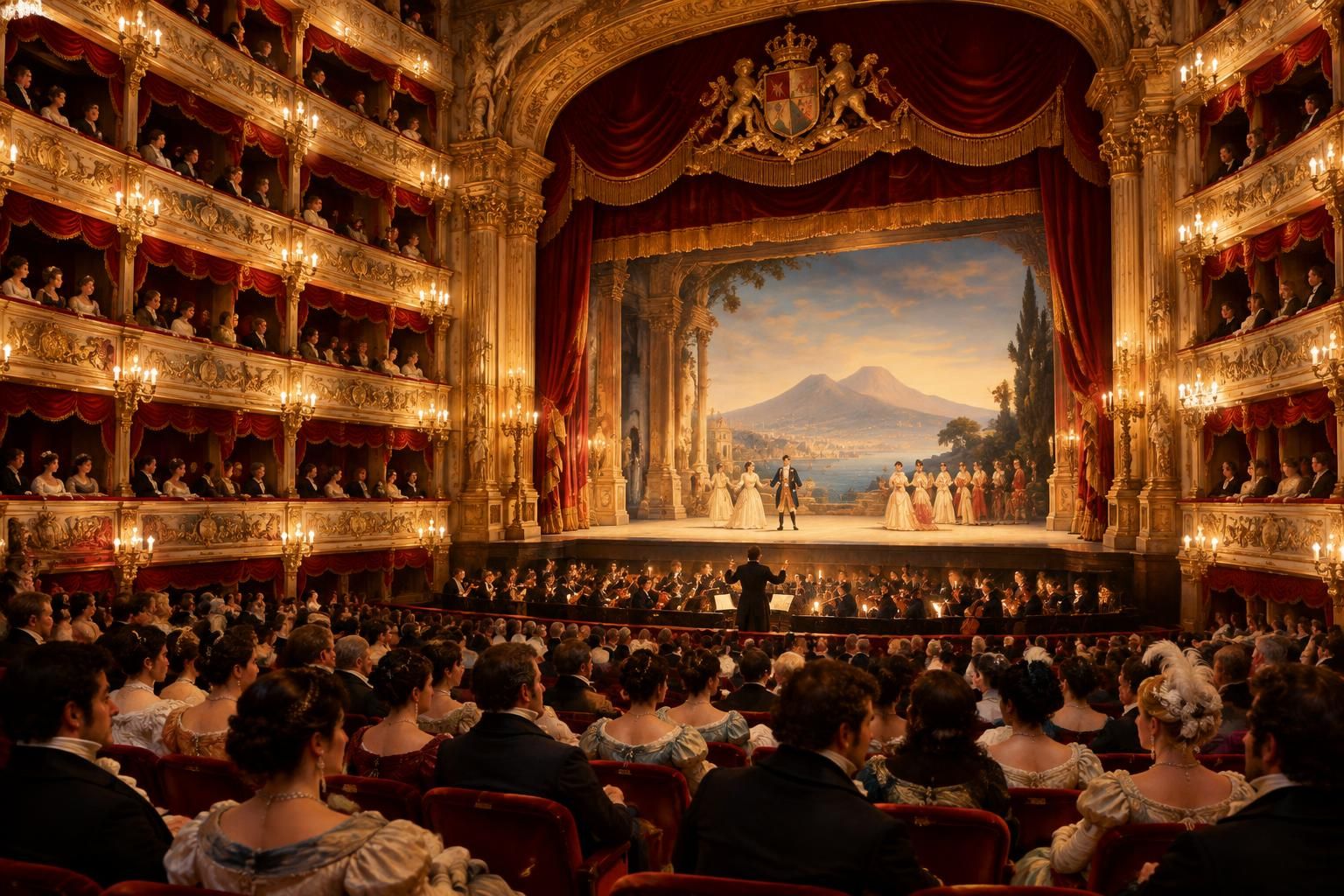 Napoli, 4 ottobre 1815: Rossini inaugura Elisabetta, regina d’Inghilterra al San Carlo