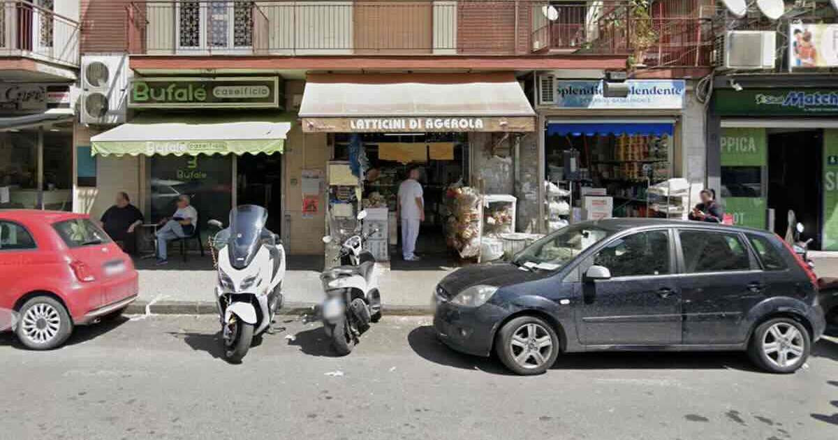 The robbed minimarket