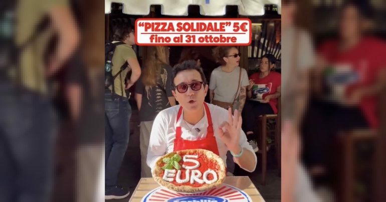 Napoli, Gino Sorbillo lancia la pizza margherita ‘solidale’ a 5 euro