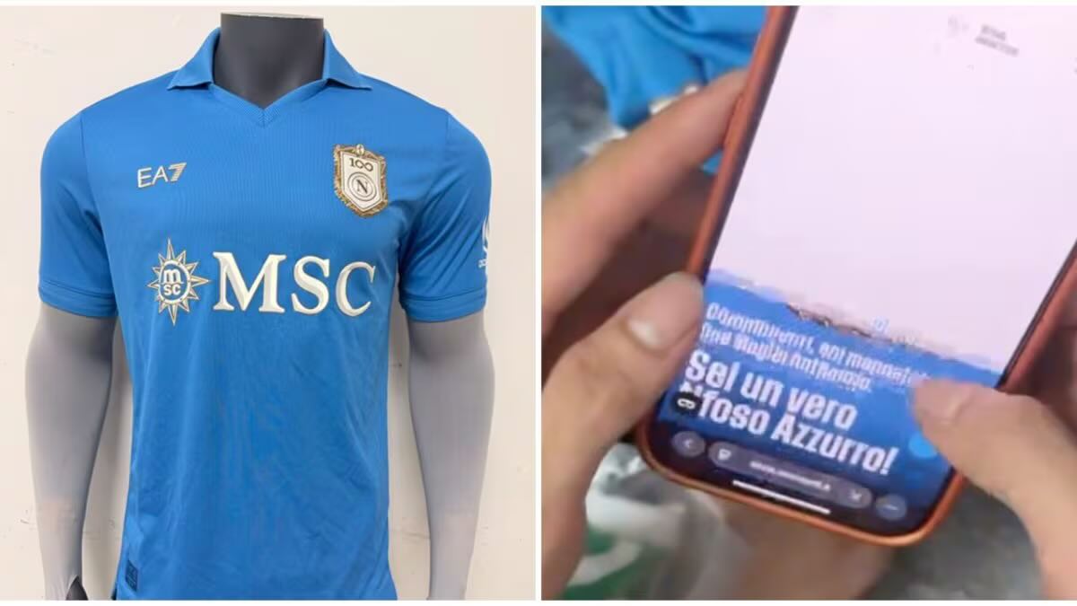 Napoli: sequestrate oltre 2.300 maglie del Napoli contraffatte; denunciato un cittadino