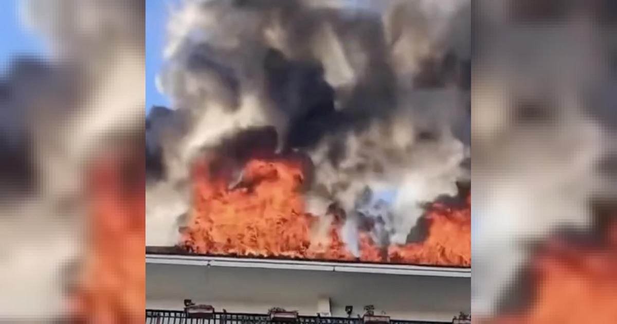 L'incendio di Melito