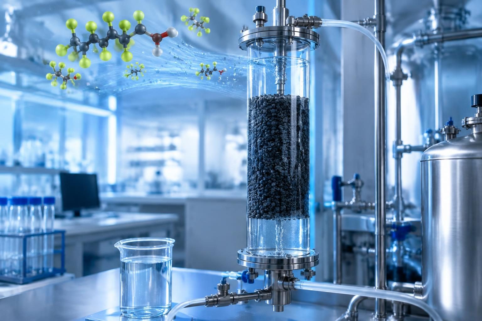 PFAS nell’acqua: quali materiali possono catturarli meglio