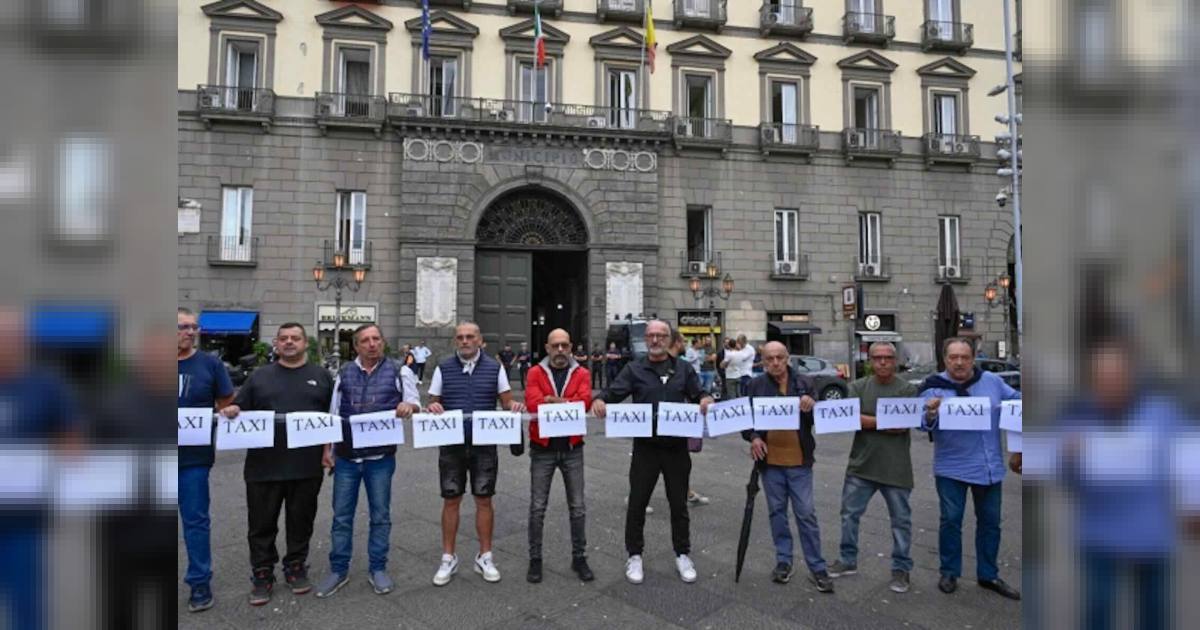 La protesta dei tassisti