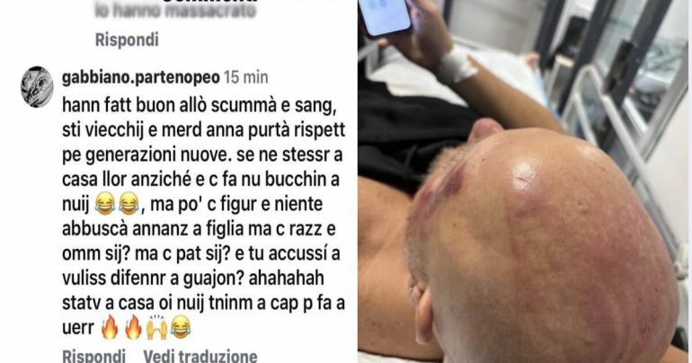 Vomero, dopo l’aggressione arrivano gli insulti social al papà ferito per difendere le figlie