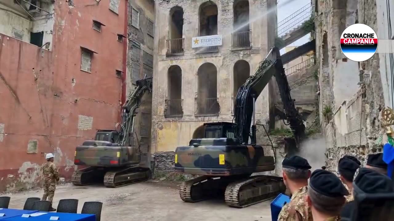 Torre Annunziata, demolizione Palazzo Fienga: nasceranno parco urbano e piazza dedicata a Giancarlo Siani