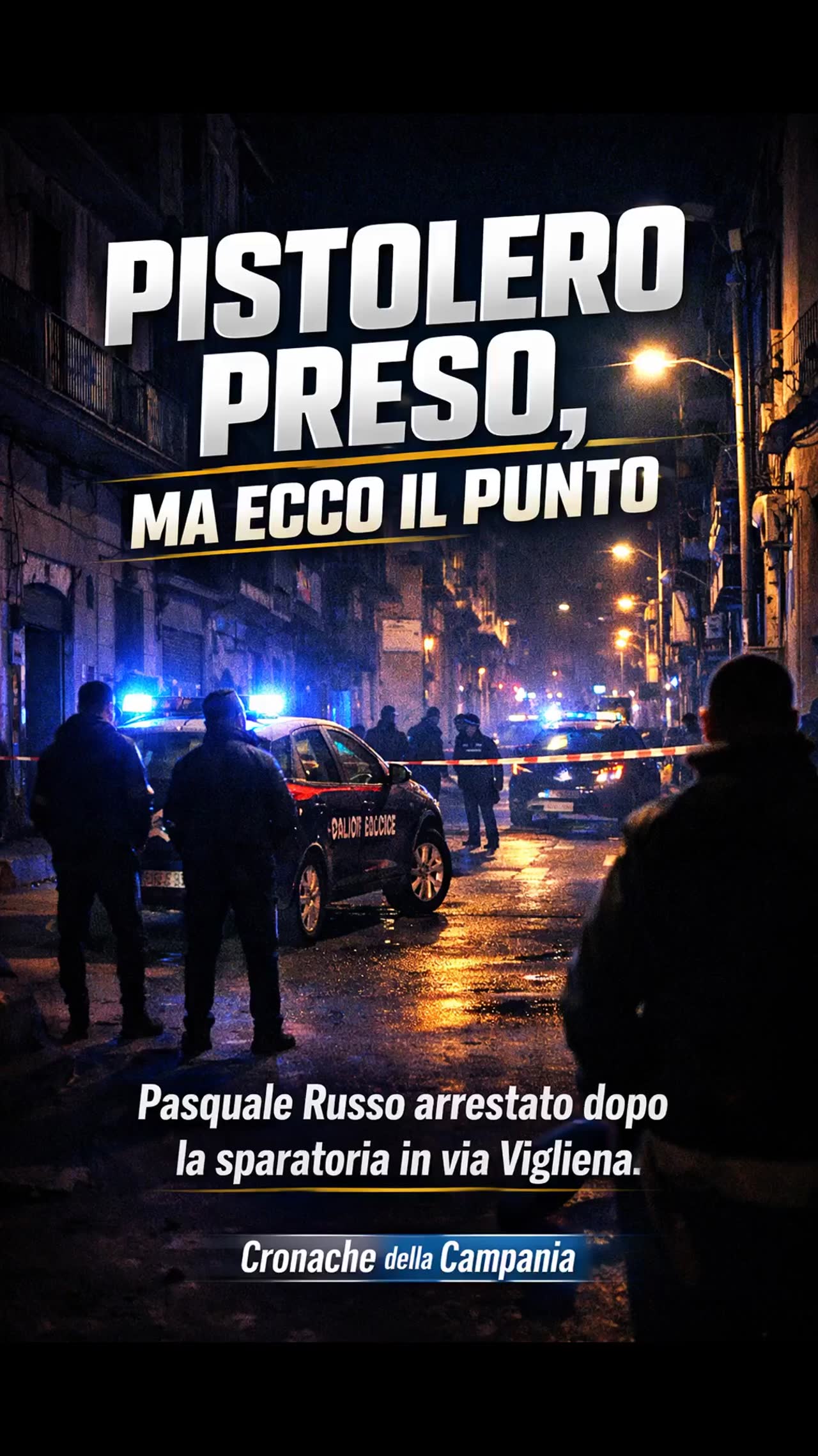 Napoli, triplice ferimento a San Giovanni: si consegna il pistolero Pasquale Russo