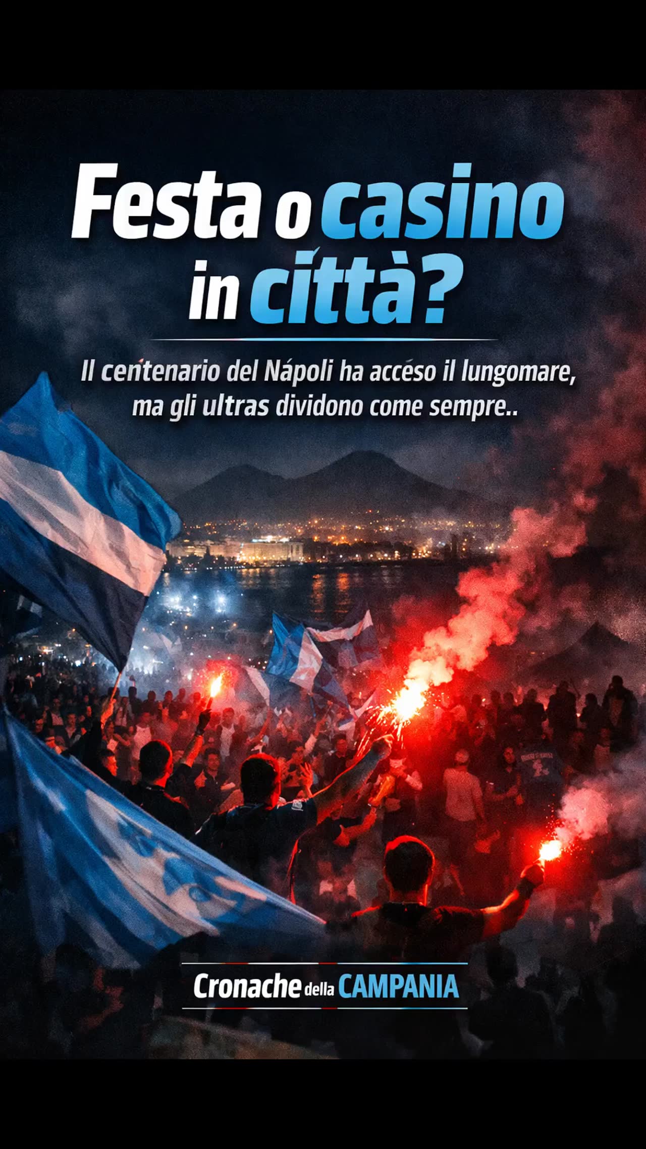 Napoli, una notte lunga cent’anni: la festa del popolo azzurro sul lungomare il 31 luglio