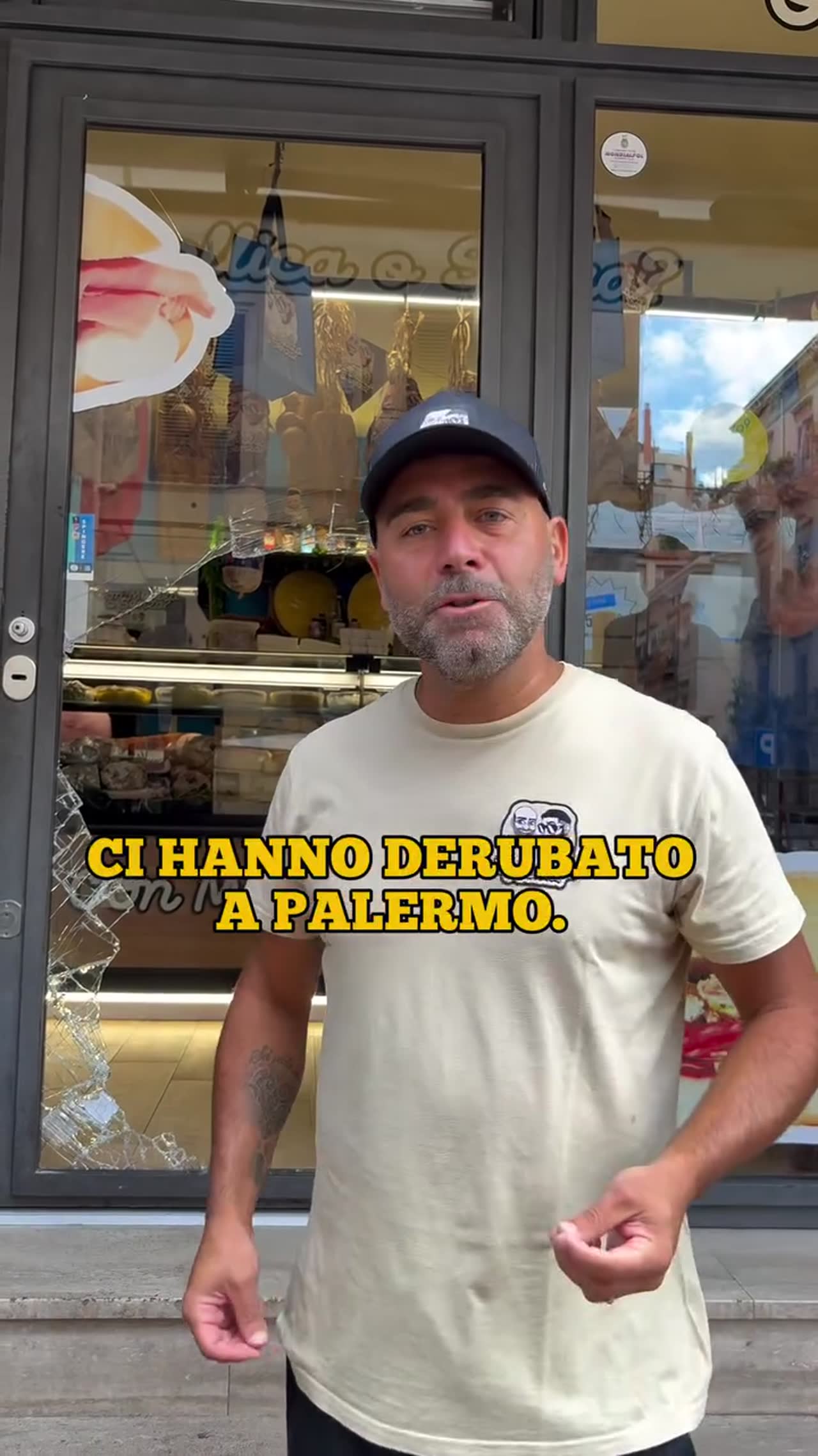 Furto nella notte nel nuovo locale di Con Mollica o Senza a Palermo a 48 ore dall’apertura
