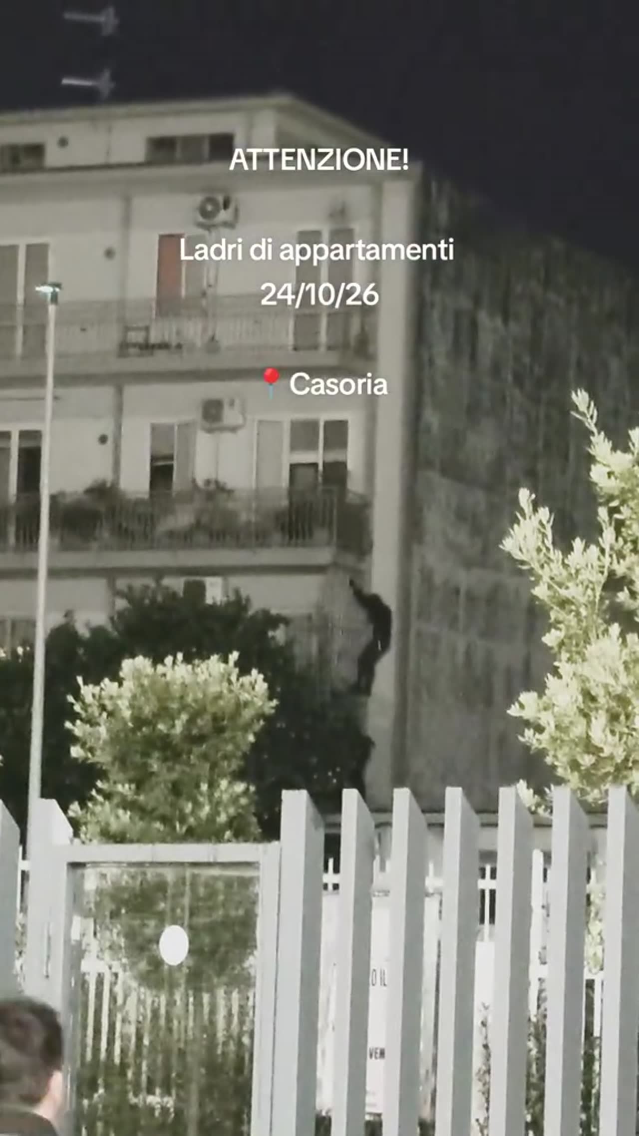 Ladri acrobati a Casoria: le immagini finiscono suil social
